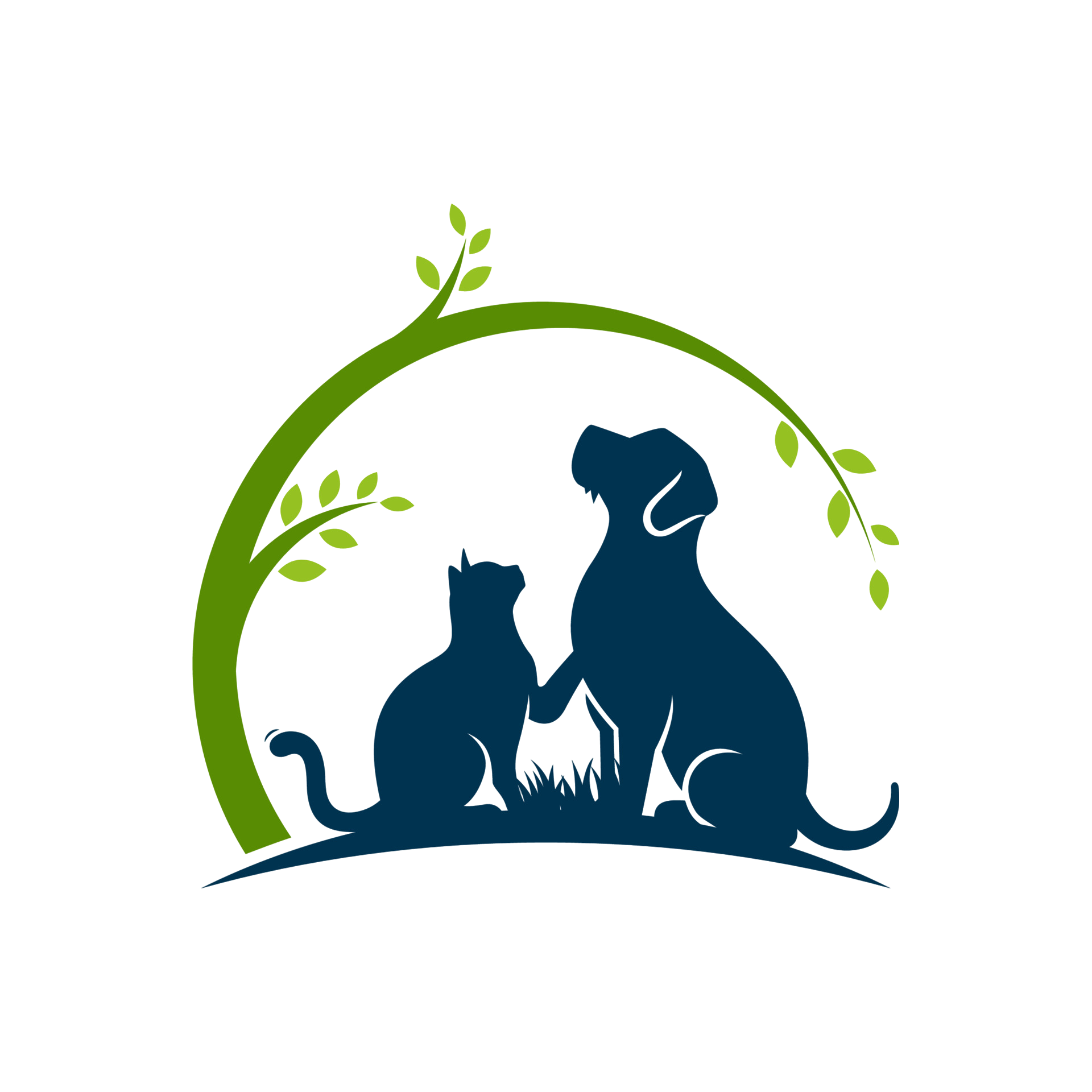 Animals Adopting Central logo. Logo design by Stampf